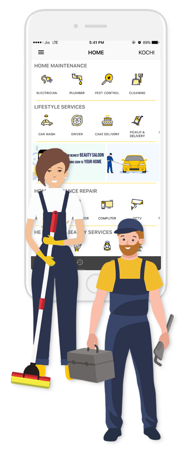  Codo Space Services 's wide network of trusted and experienced services professionals ensures Electrical, plumbing, AC installation, repair and service, home appliance repair, fitness and beauty services, laundry and drycleaning doorstep delivery and online food delivery within the city limits on time.
